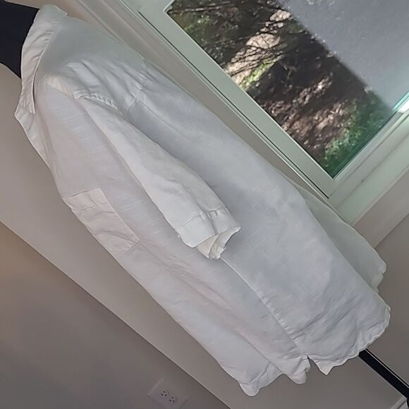 the Habanero Co sz L cotton linen shirt - Picture 3 of 11